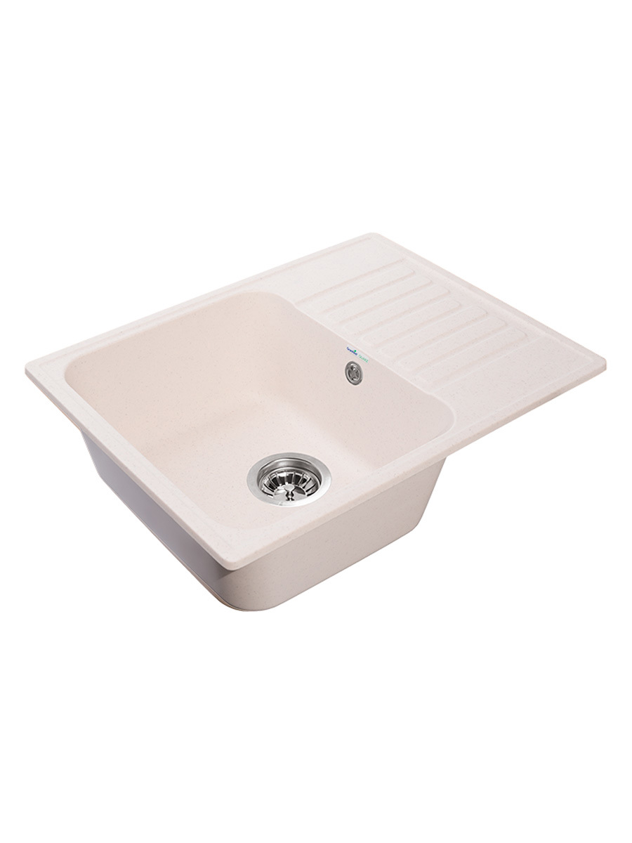 Изображение товара Кухонная мойка GranFest Z 13 QUARZ13 белая из искусственного камня