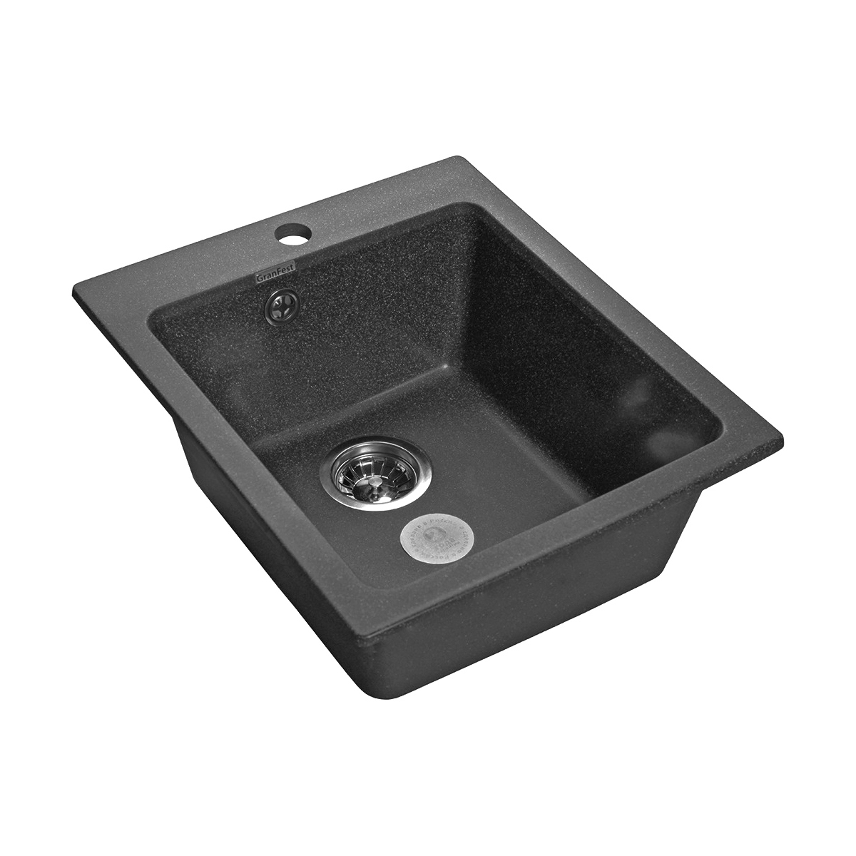 Изображение товара Кухонная мойка GranFest P-505 PRAKTIKP-505 графит врезная 50х42 см