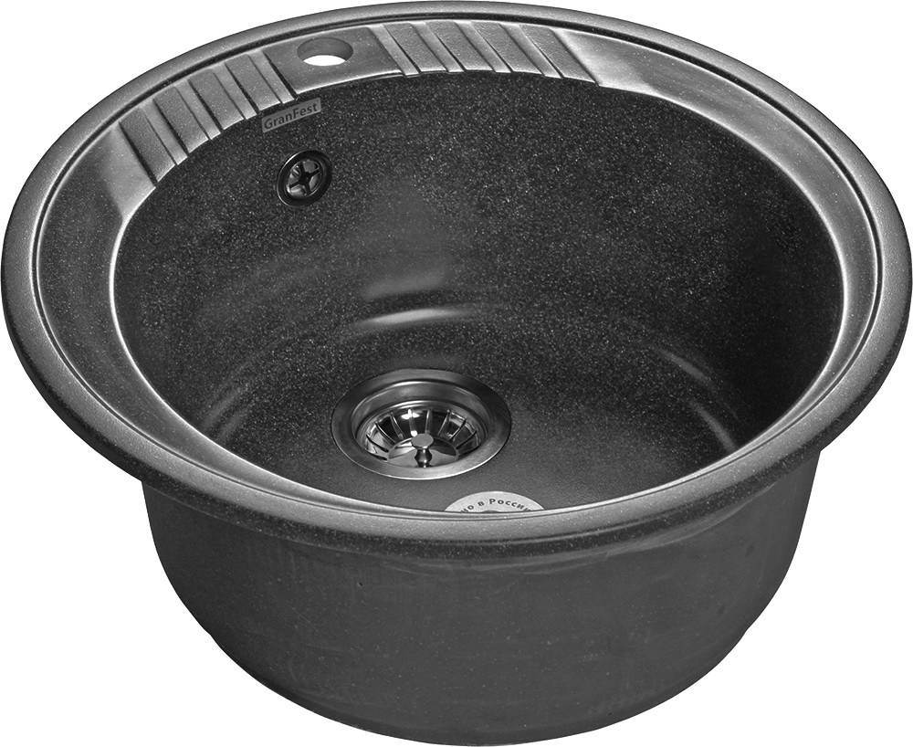 Изображение товара Кухонная мойка GranFest R-520 RONDOR-520 графит