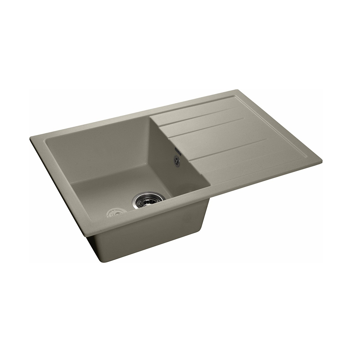 Изображение товара Кухонная мойка GRANFEST QUADRO GF-Q--780L из мрамора с сифоном