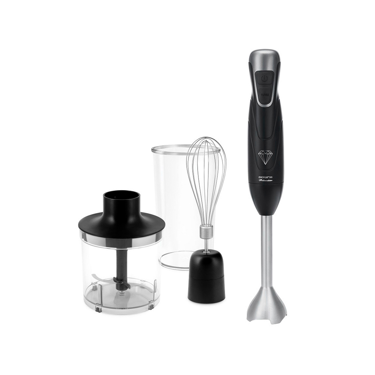 Изображение товара Погружной блендер Polaris 016771 2 скорости цвет серый