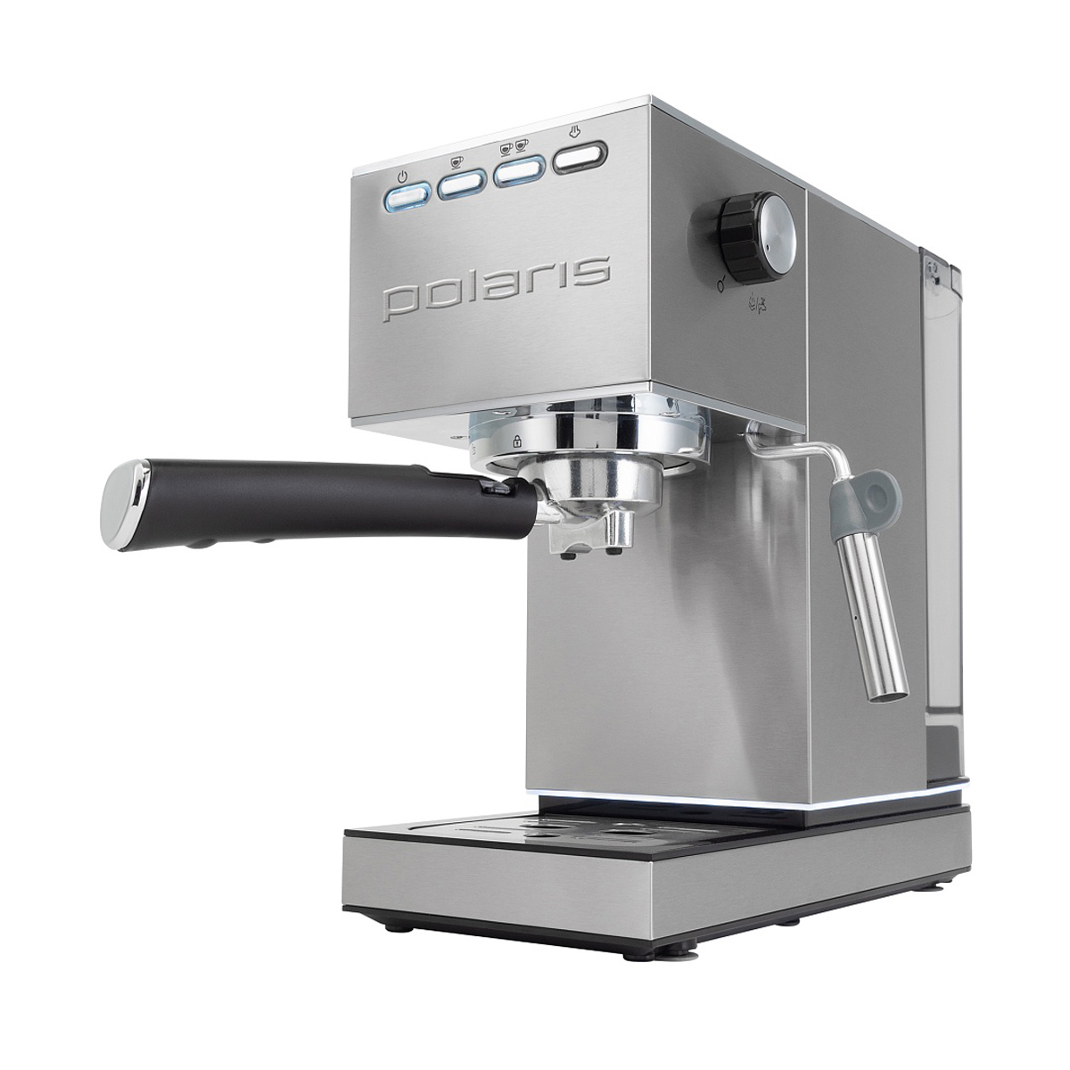 Изображение товара Кофеварка Polaris 019585 рожковая для эспрессо и капучино белая