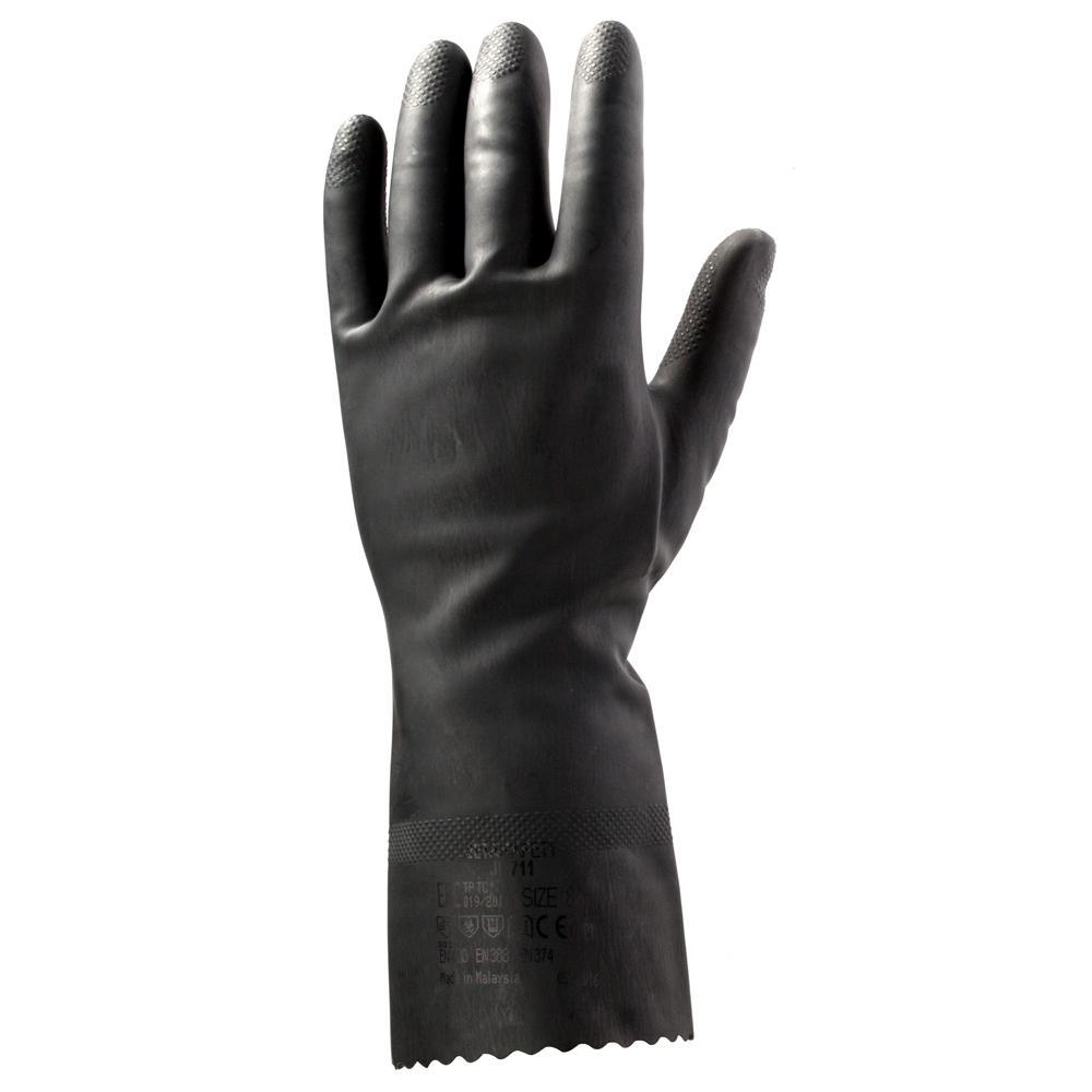 Изображение товара Перчатки латексные Jeta 7/Safety JL711-XXL, размер 11/XXL, химически стойкие