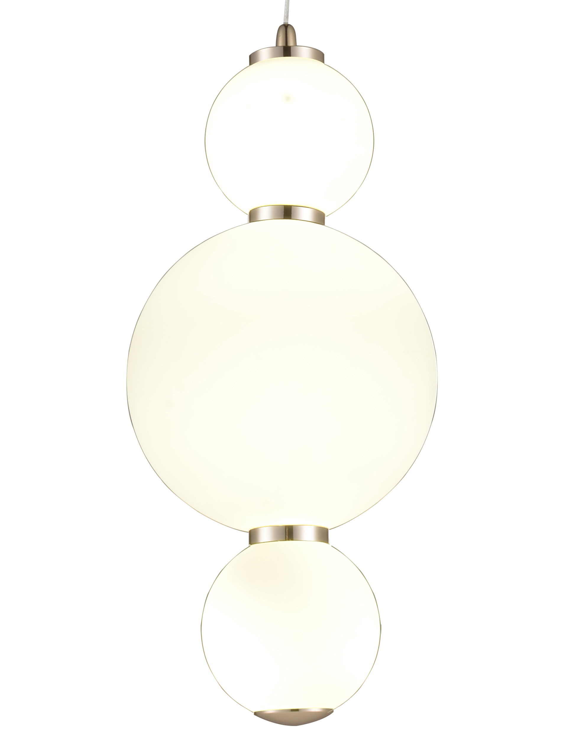 Изображение товара Современный золотой потолочный светильник LOFT LED 3 плафона 20W