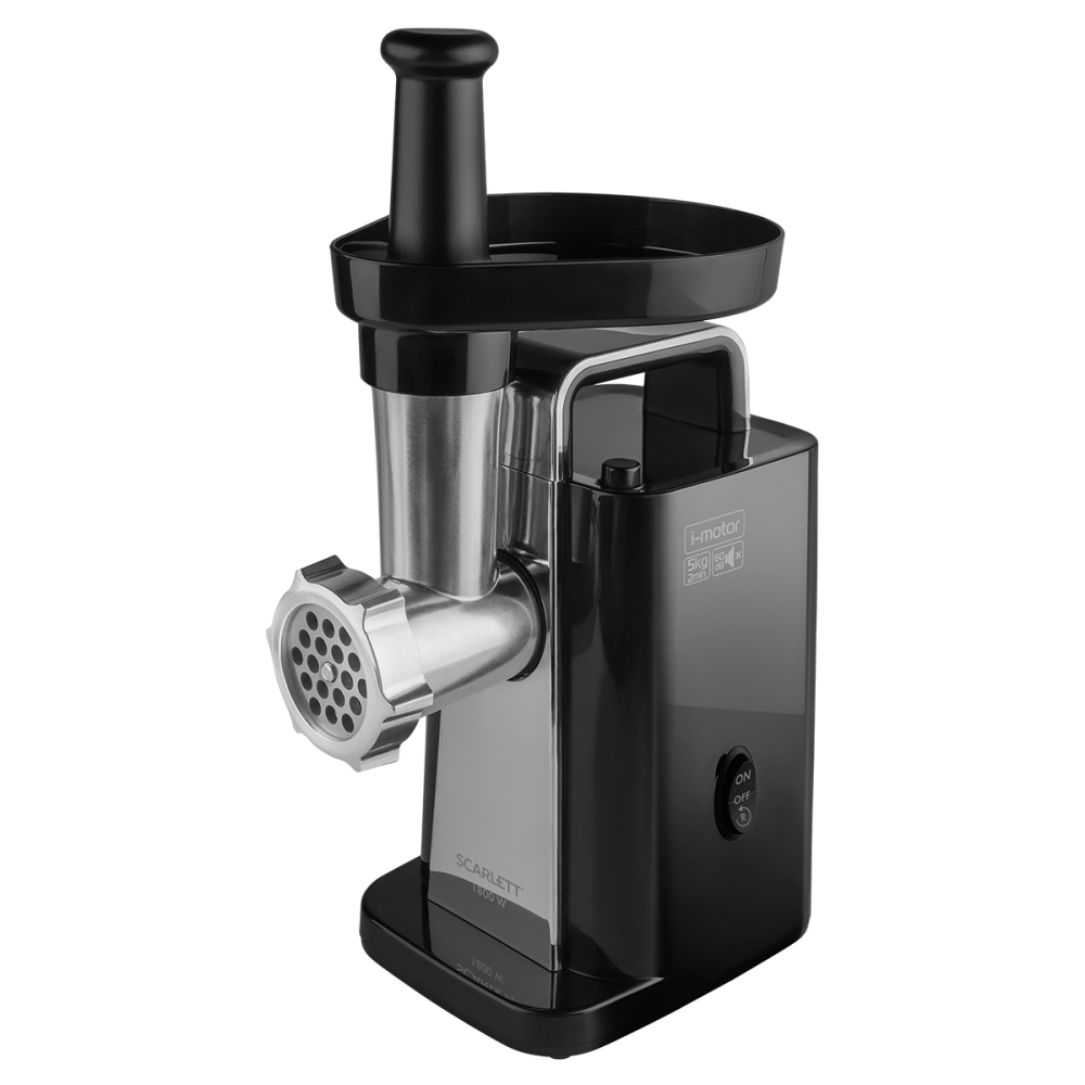 Изображение товара Электрическая мясорубка Scarlett SC-MG45S61 тихая мощная простая в чистке