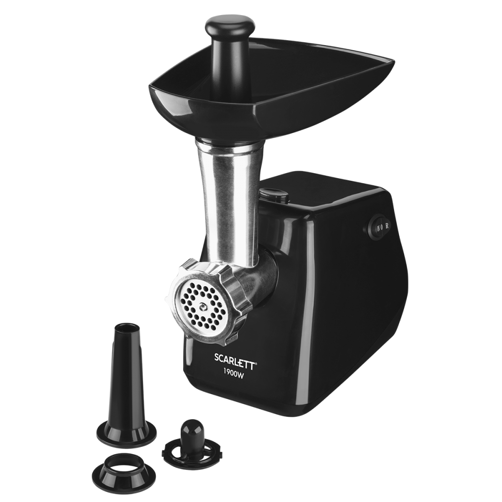 Изображение товара Электрическая мясорубка Scarlett SC-MG45S55 2 кг/мин черная с насадками