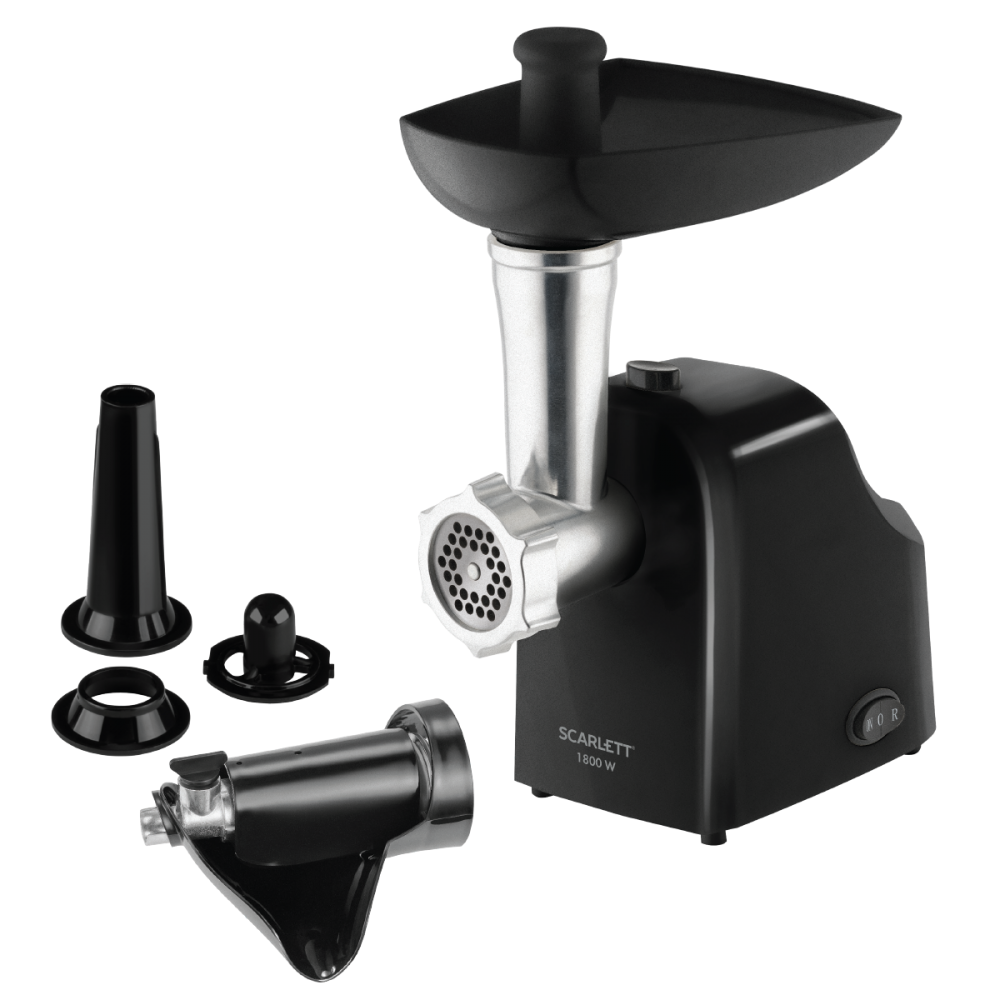 Изображение товара Электрическая мясорубка Scarlett SC-MG45M21 1800 Вт черная компактная