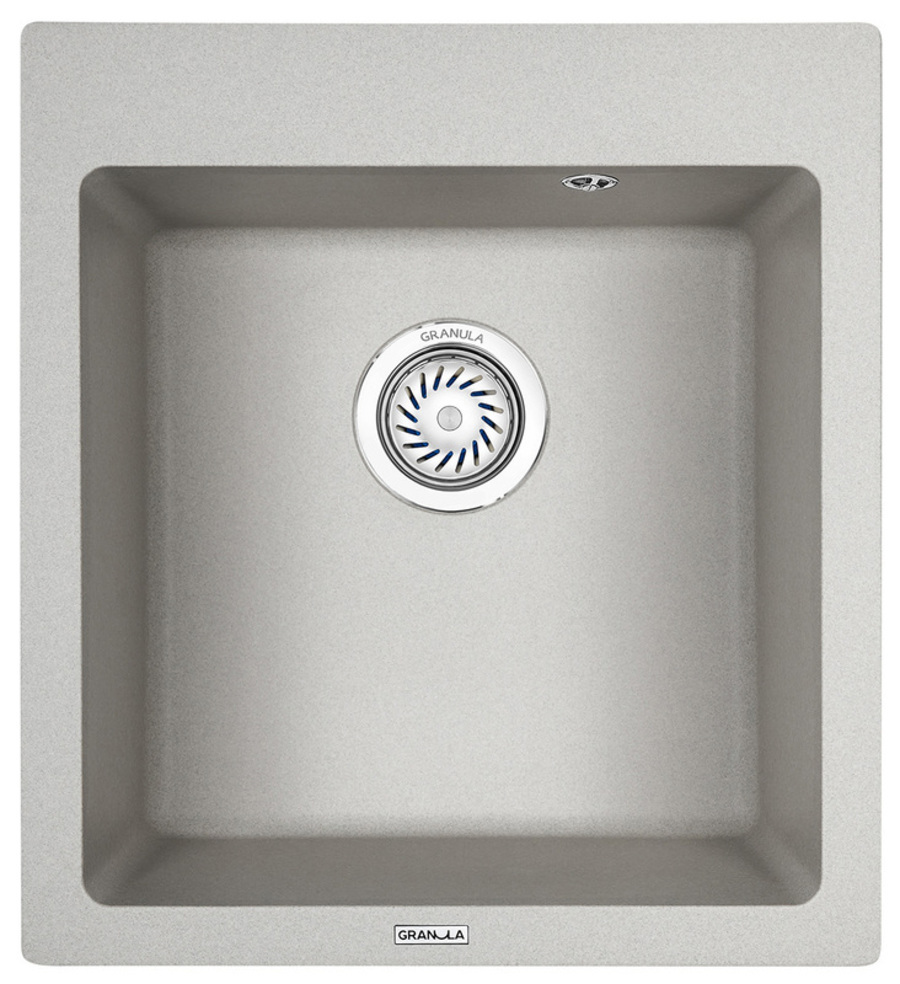 Изображение товара Мойка кухонная кварцевая GRANULA GR-4651 465*510 мм базальт