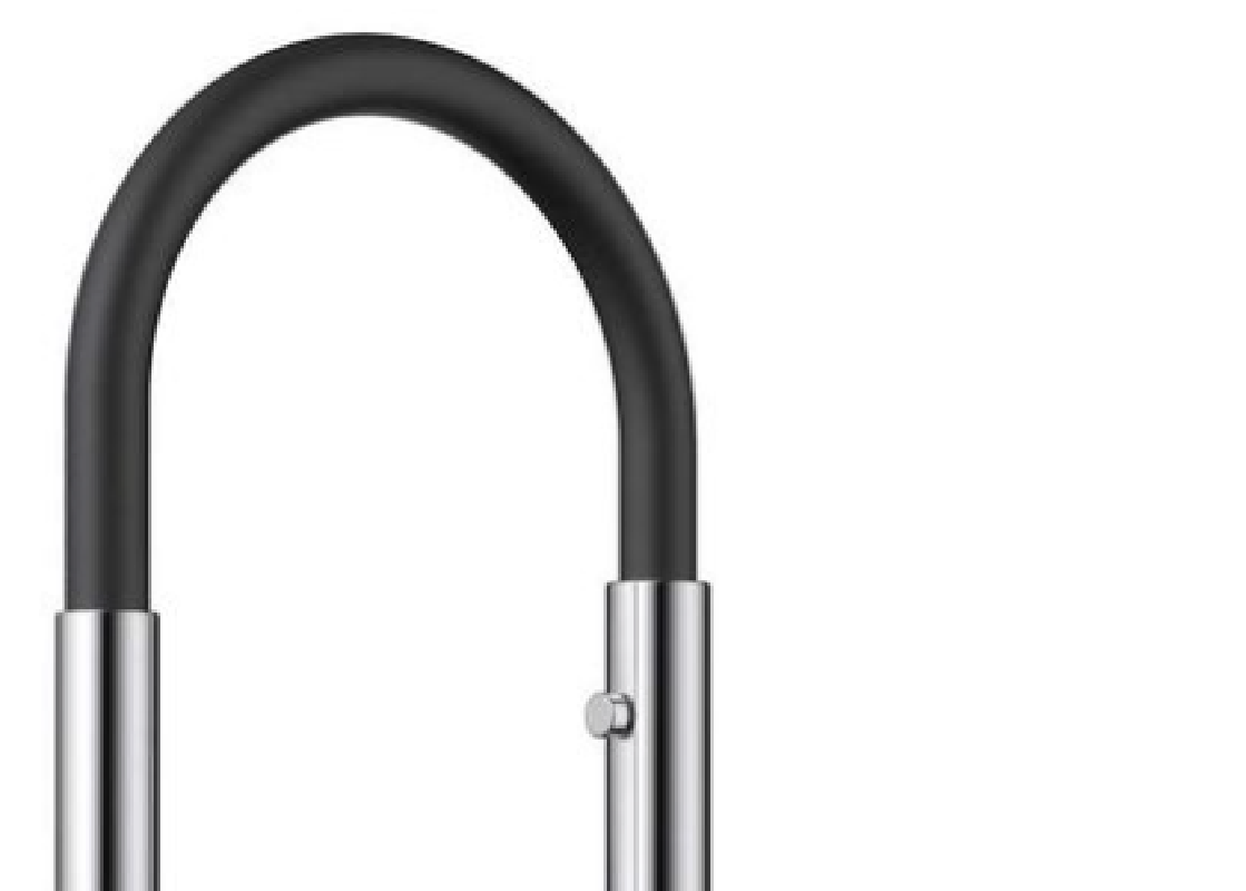 Изображение товара Однорычажный смеситель Omoikiri Osaka излив 21 см черный с хромом высокого качества