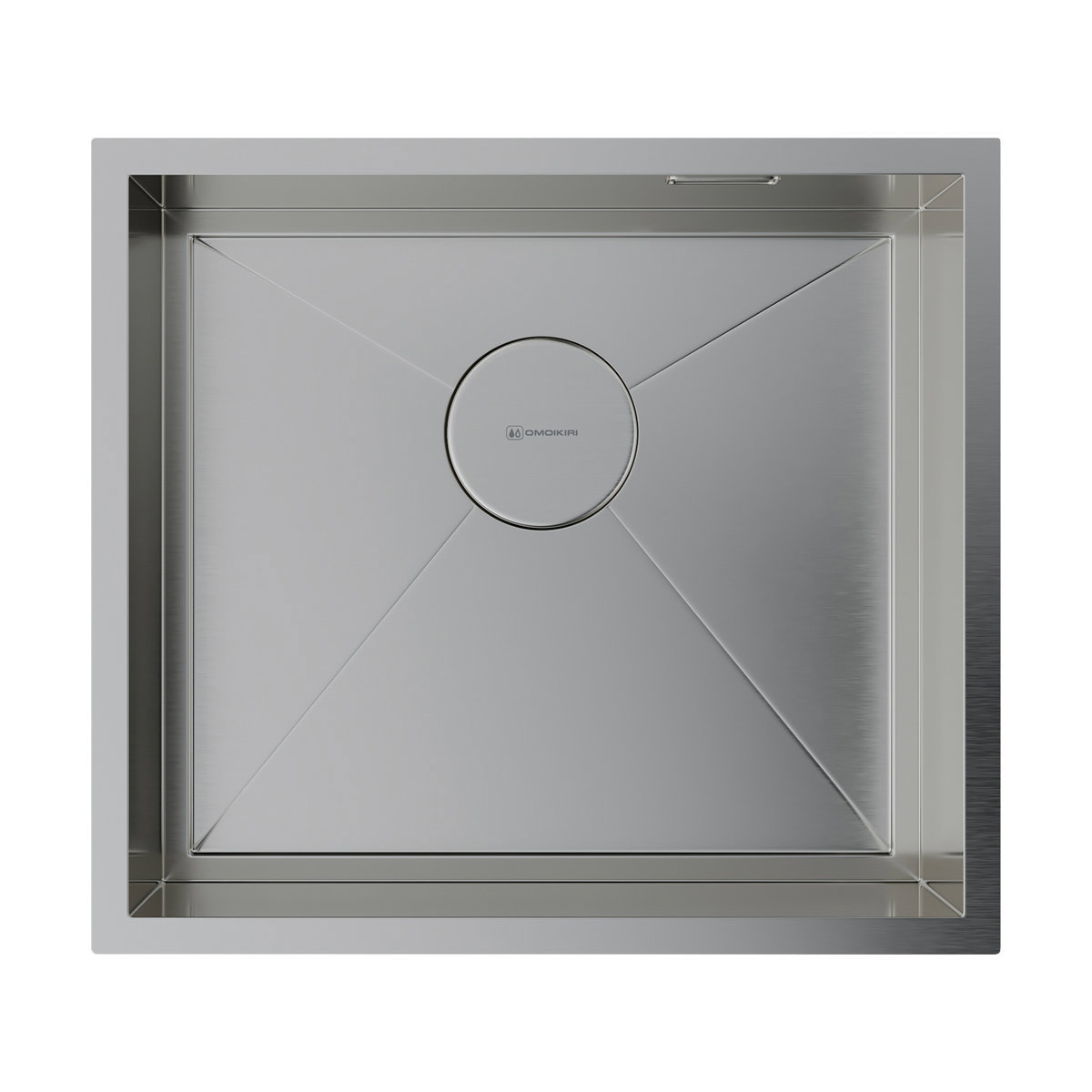 Изображение товара Мойка для кухни OMOIKIRI Kasen 49-16 Нержавеющая сталь 1,2 мм, одна чаша, без отверстия под смесите