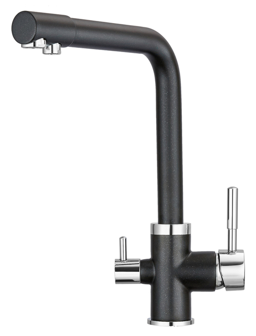 Изображение товара Однорычажный смеситель Granula цвет черный GR-2015 шварц