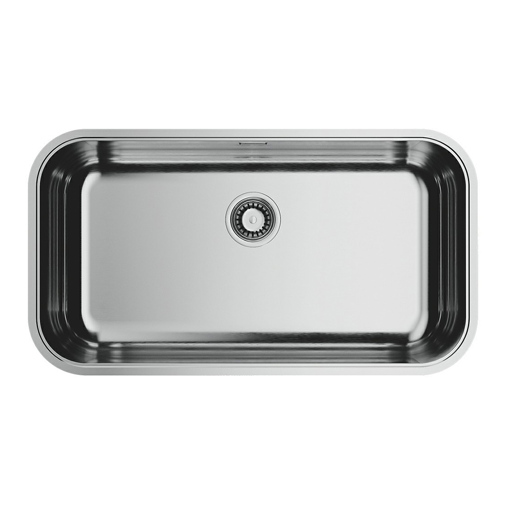 Изображение товара Мойка для кухни врезная Omoikiri 4993500 76.5x76.5 см глубина чаши 21 см нержавеющая сталь цвет нержавеющая сталь