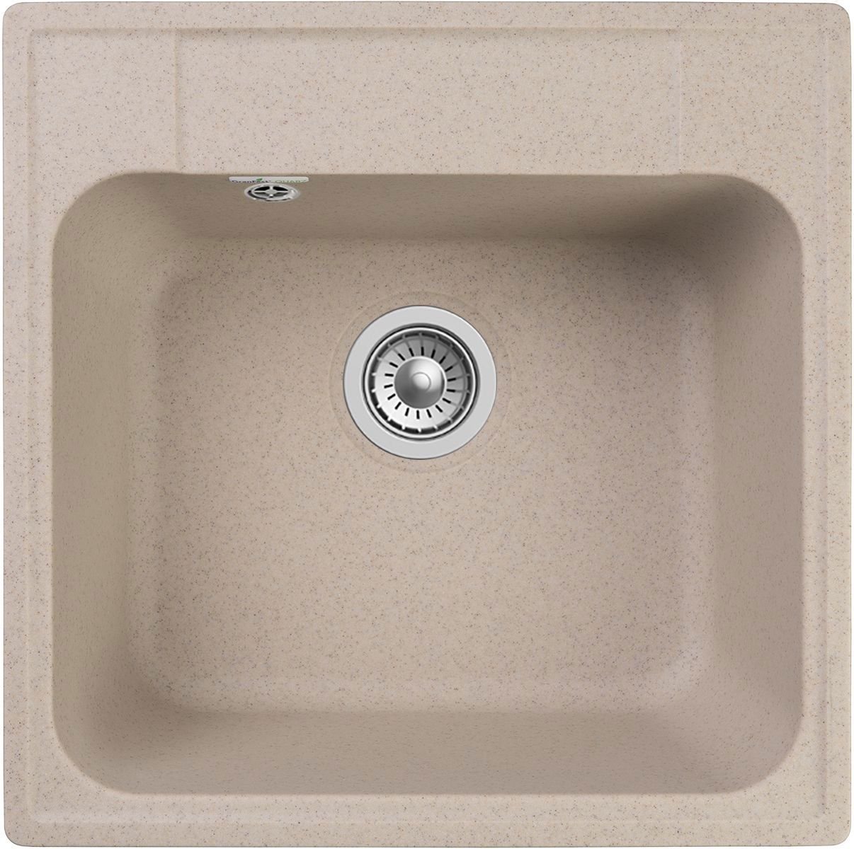 Изображение товара Кухонная мойка GranFest Z 48 QUARZ48 песок искусственный камень квадратная