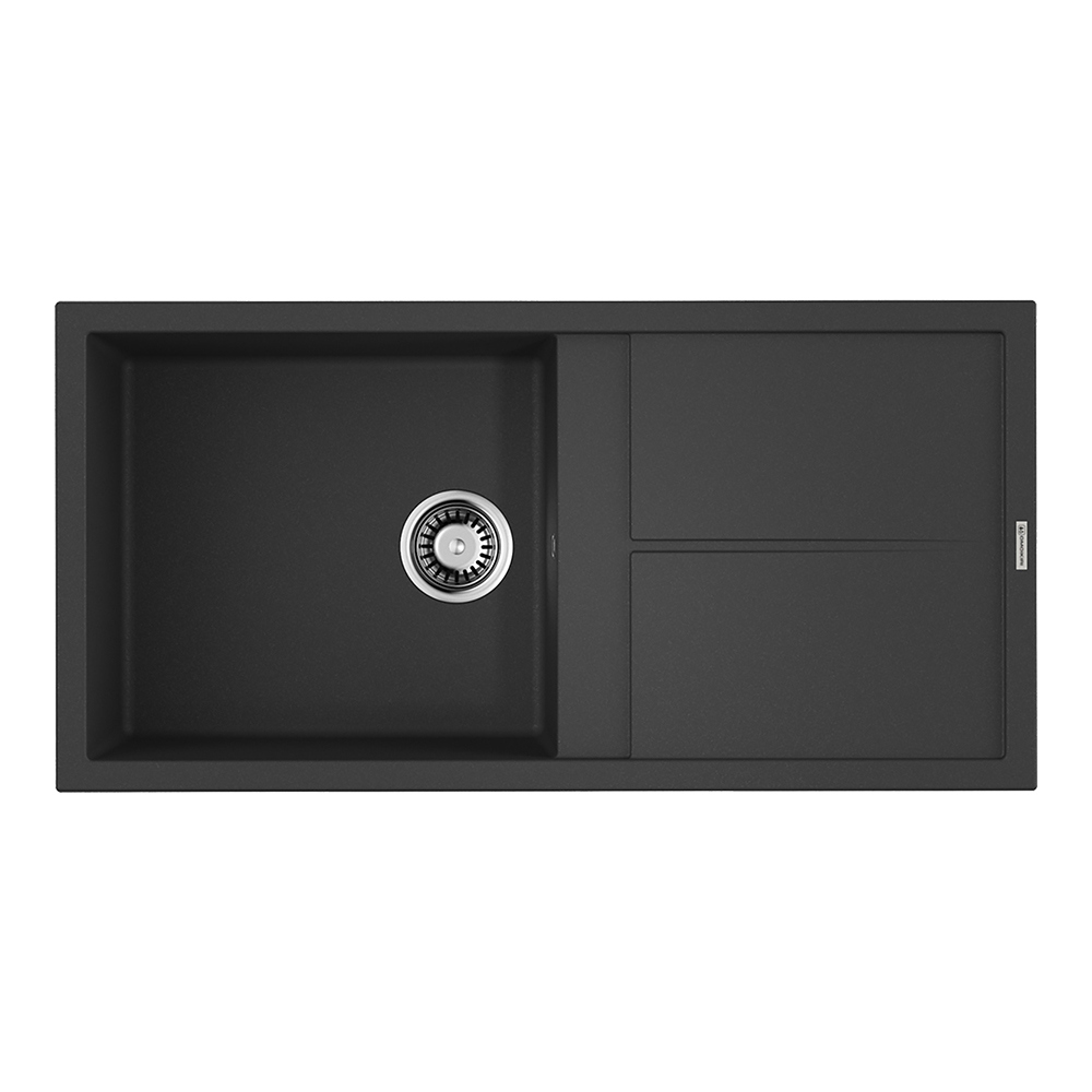 Изображение товара Кухонная мойка OMOIKIRI Sumi 100-BL 100x50см искусственный гранит/черный Изображение товара Кухонная мойка OMOIKIRI Sumi 100-BL 100x50см искусственный гранит/черный