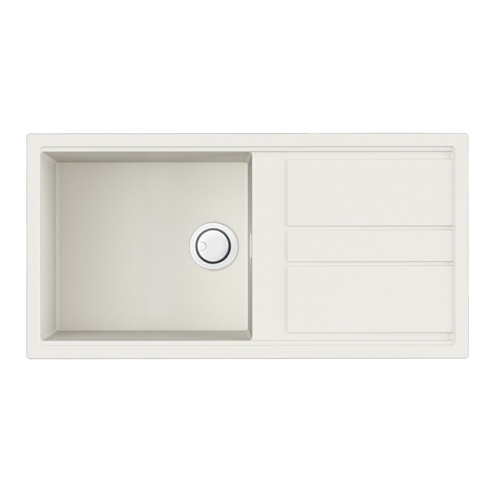 Изображение товара Кухонная мойка OMOIKIRI Kitagawa 100-WH 100x51см керамика/белый
