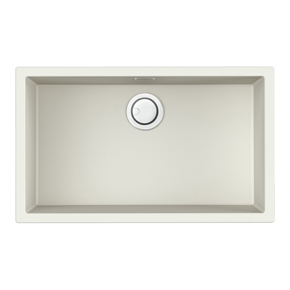 Изображение товара Мойка для кухни врезная Omoikiri 4993782 75.6x75.6 см глубина чаши 20 см искусственный камень цвет белый