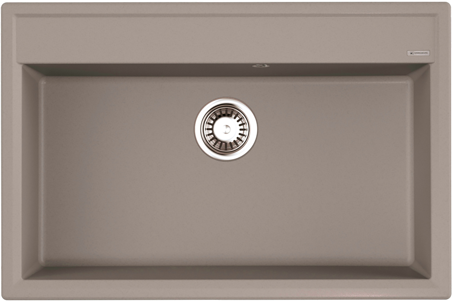Изображение товара Кухонная мойка OMOIKIRI Daisen 77-GR 77x51см искусственный гранит/Leningrad Grey