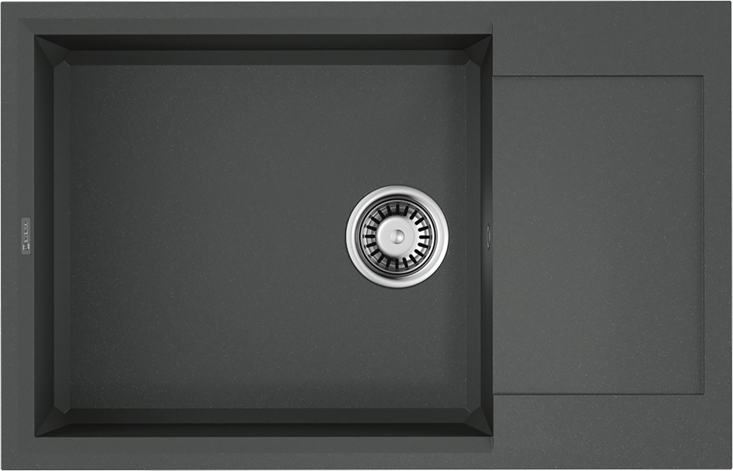 Изображение товара Кухонная мойка OMOIKIRI Sakaime 78-LB-PL 78x50см искусственный гранит/платина