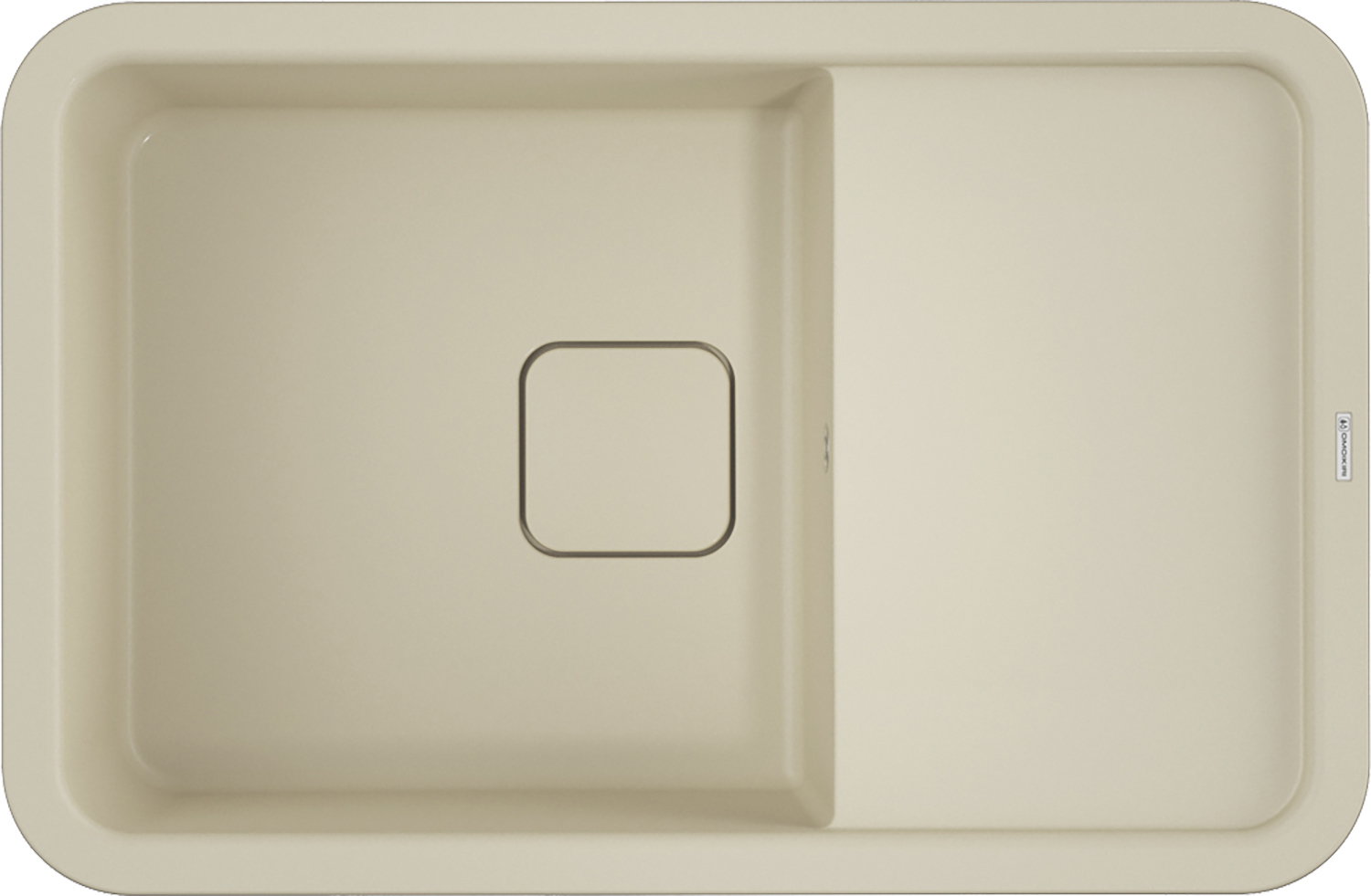 Изображение товара Кухонная мойка OMOIKIRI Tasogare 78-BE 78x51см искусственный гранит/ваниль