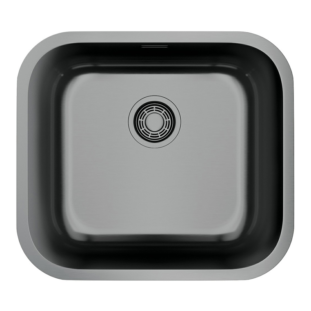 Изображение товара Мойка кухонная Omoikiri Omi 49-U/I-GM 49х44 см из нержавеющей стали Подстольная и врезная