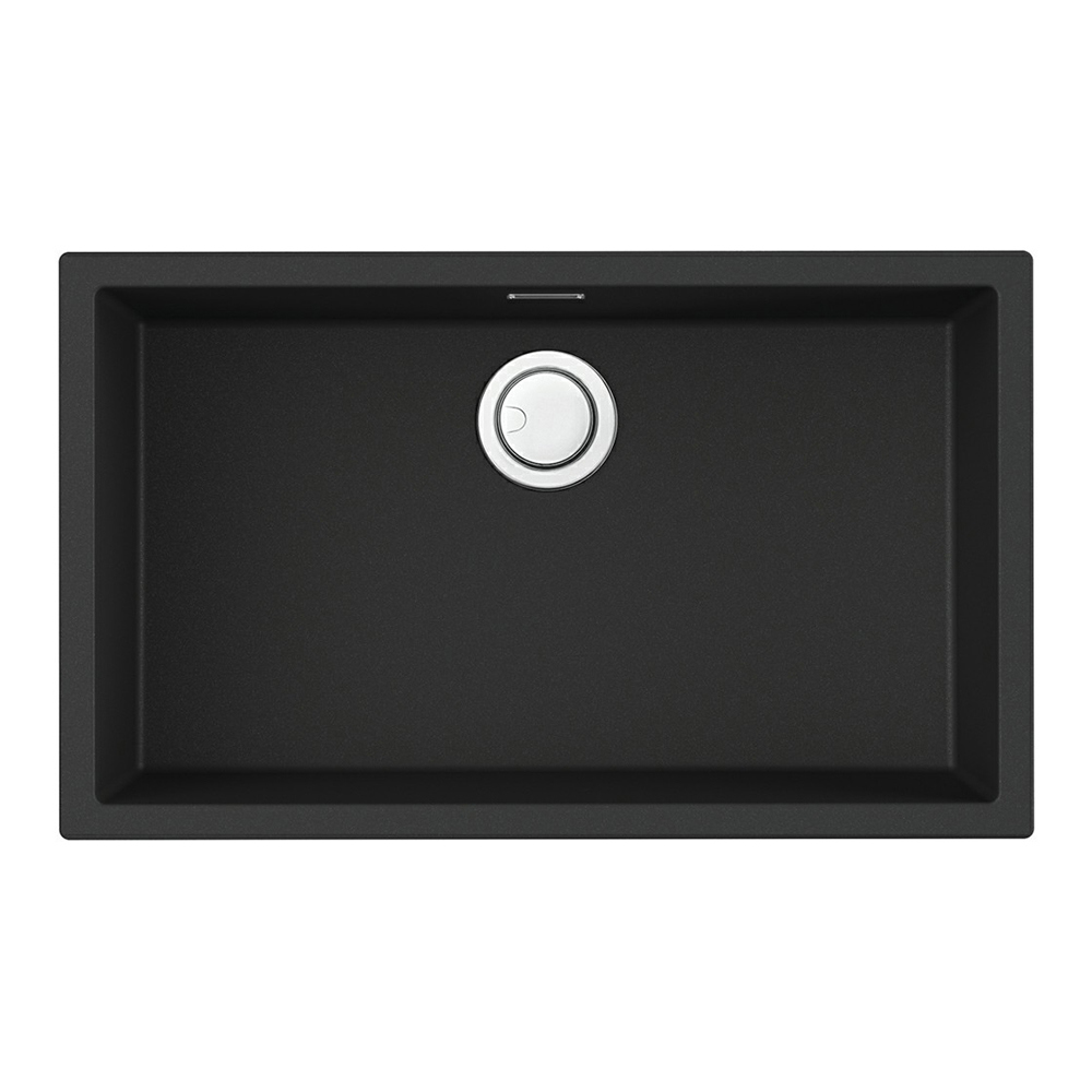 Изображение товара Мойка для кухни Omoikiri Yamakawa 75-U/I из искусственного камня графит 75.6x75.6 см