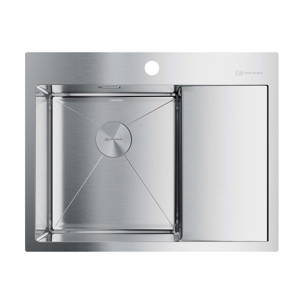Изображение товара Мойка OMOIKIRI Akisame 65-IN-L Нержавеющая сталь 1,2 мм, врезная