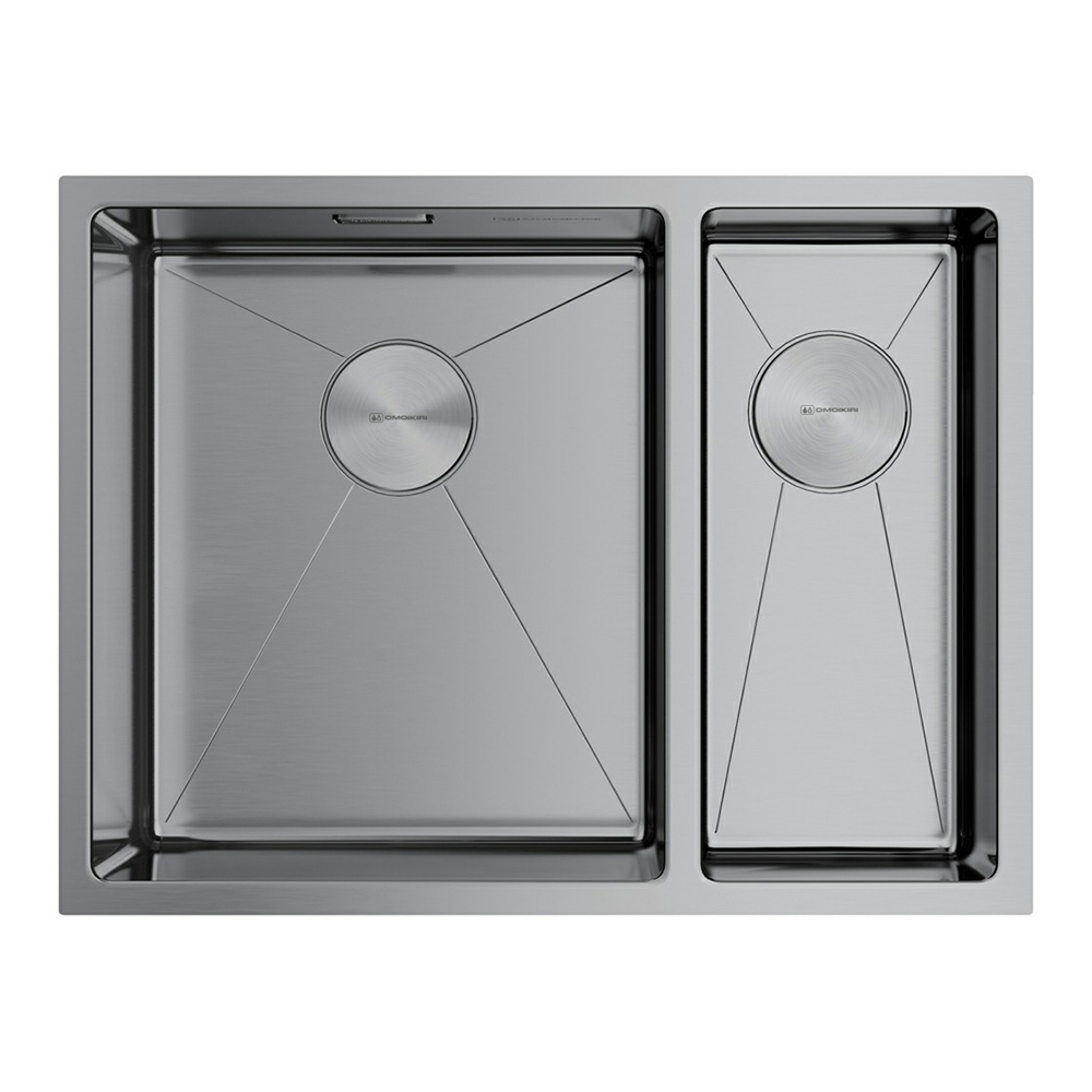 Изображение товара Мойка для кухни OMOIKIRI Taki 58-2-U/IF-IN-L с двумя чашами