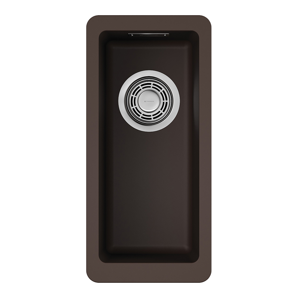 Изображение товара Кухонная мойка OMOIKIRI Kata 20-U-DC 20x42см искусственный гранит/темный шоколад