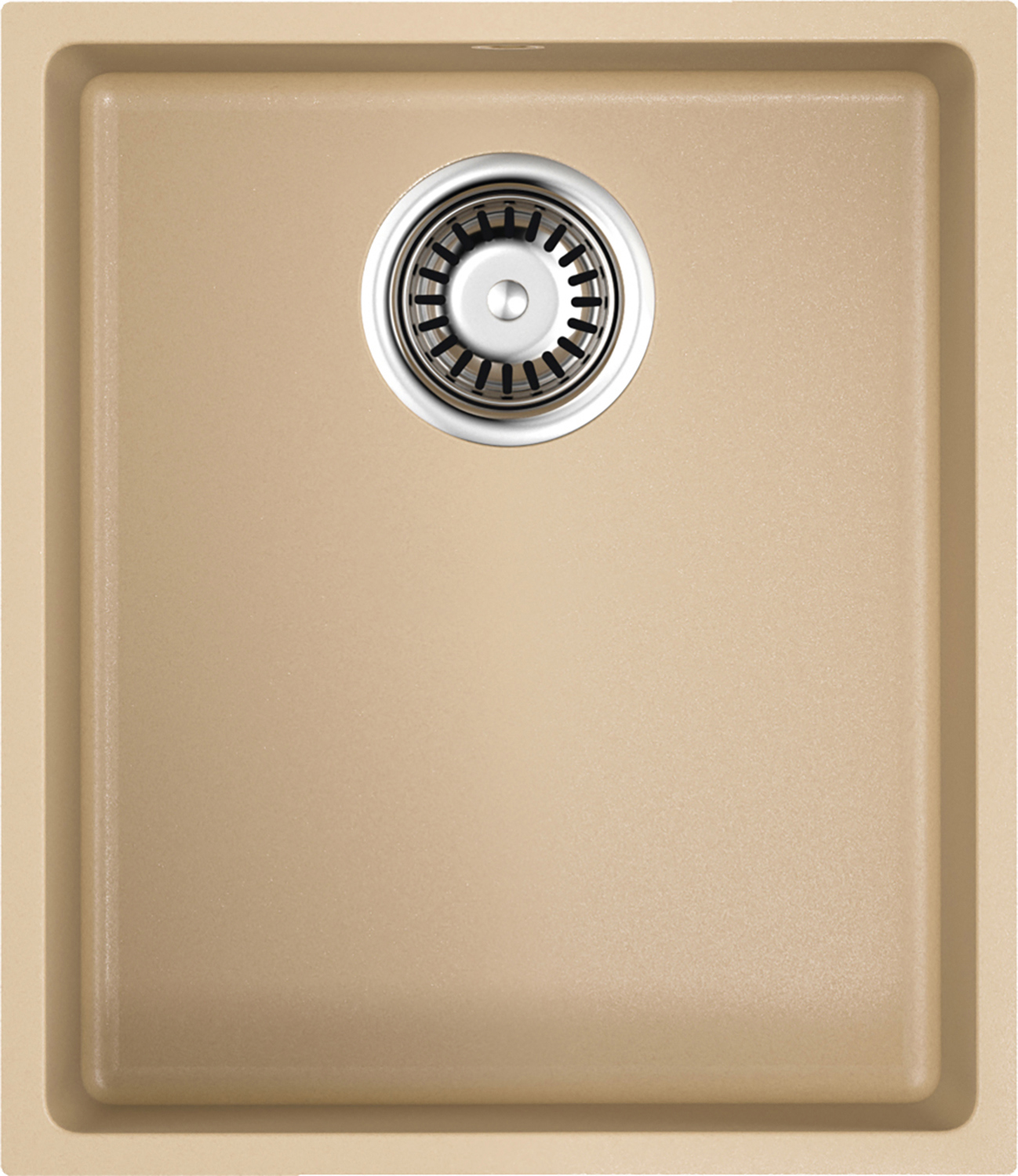 Изображение товара Кухонная мойка OMOIKIRI Bosen 38-U-CH 38x44см искусственный гранит/шампань