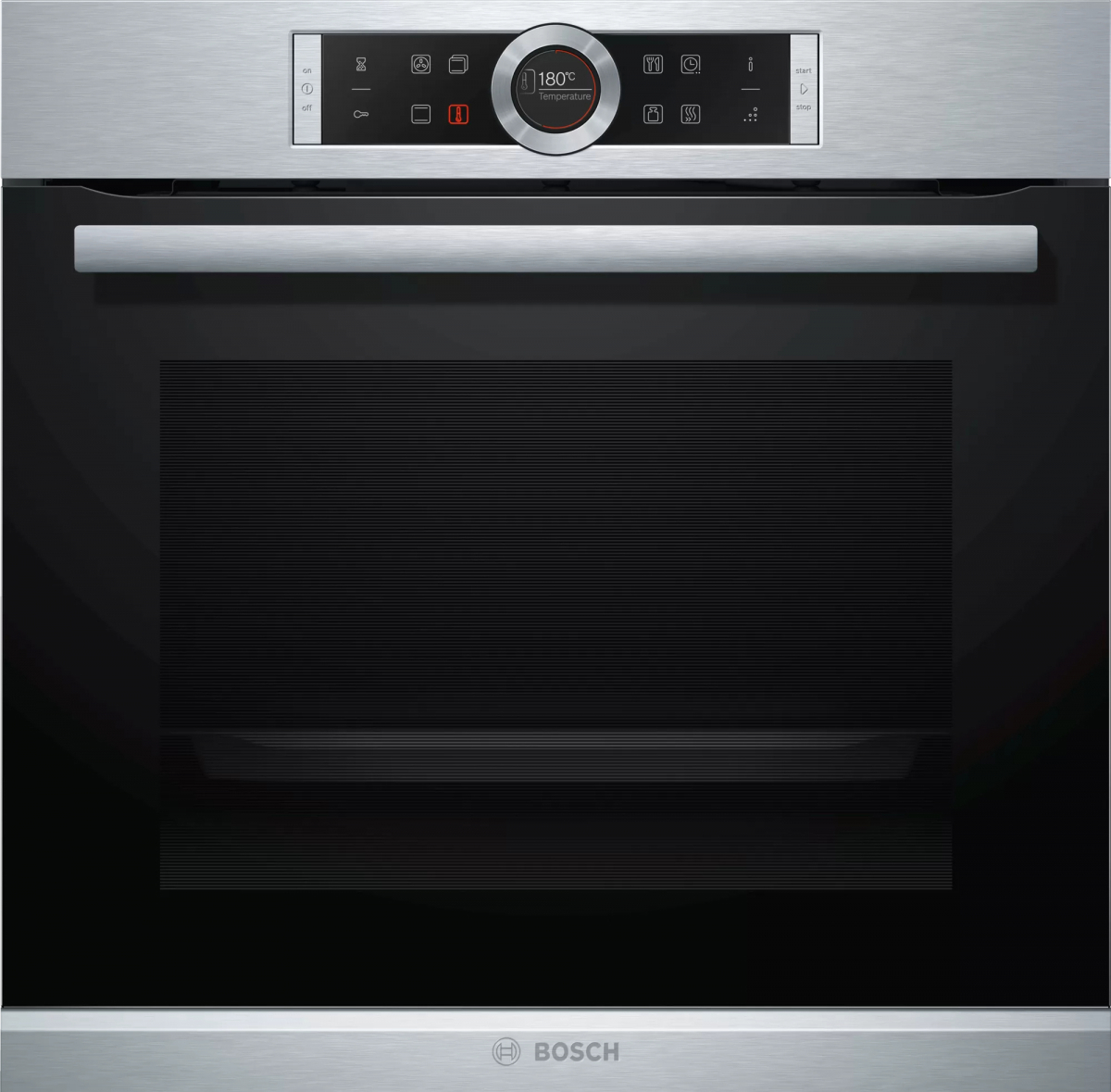 Изображение товара Электрический встраиваемый духовой шкаф Bosch HBG 655BS1 из нержавеющей стали