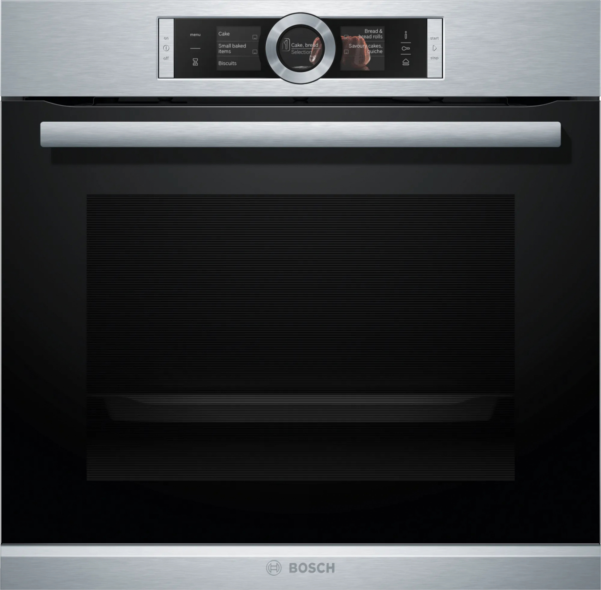 Изображение товара Электрический встраиваемый духовой шкаф Bosch серия 8 HSG 636ES1 594x595x548 мм нержавеющая сталь