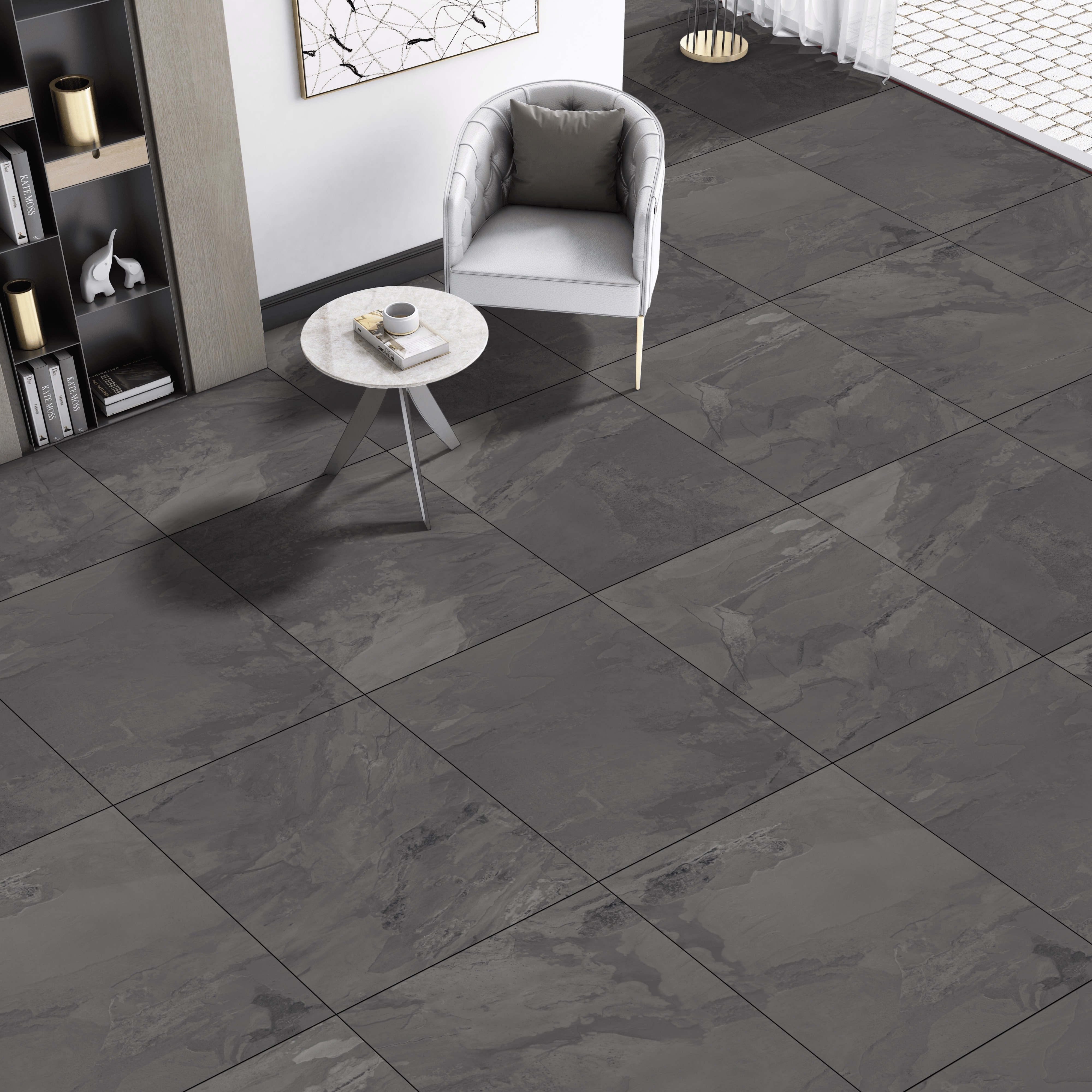 Изображение товара Керамогранит RC 5067 60x60 см матовый цвет графит