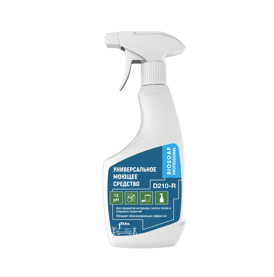 Изображение товара Универсальное моющее средство BIOSOAP PROFESSIONAL D210-R 500мл Изображение товара Универсальное моющее средство BIOSOAP PROFESSIONAL D210-R 500мл
