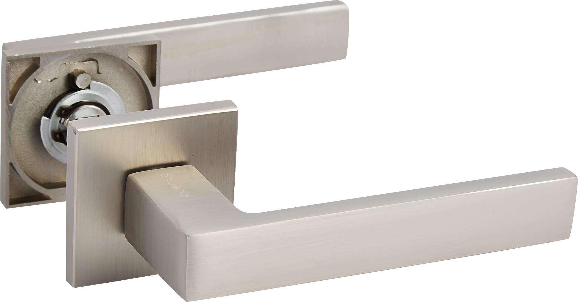 Изображение товара Дверная ручка Puerto Куббаито без запирания, никель, 125 мм