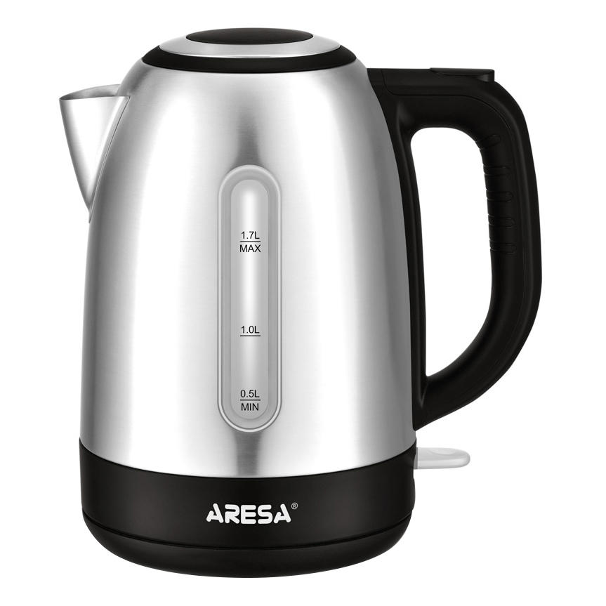 Изображение товара Электрический чайник Aresa AR-3436 1.7л из нержавеющей стали с защитой