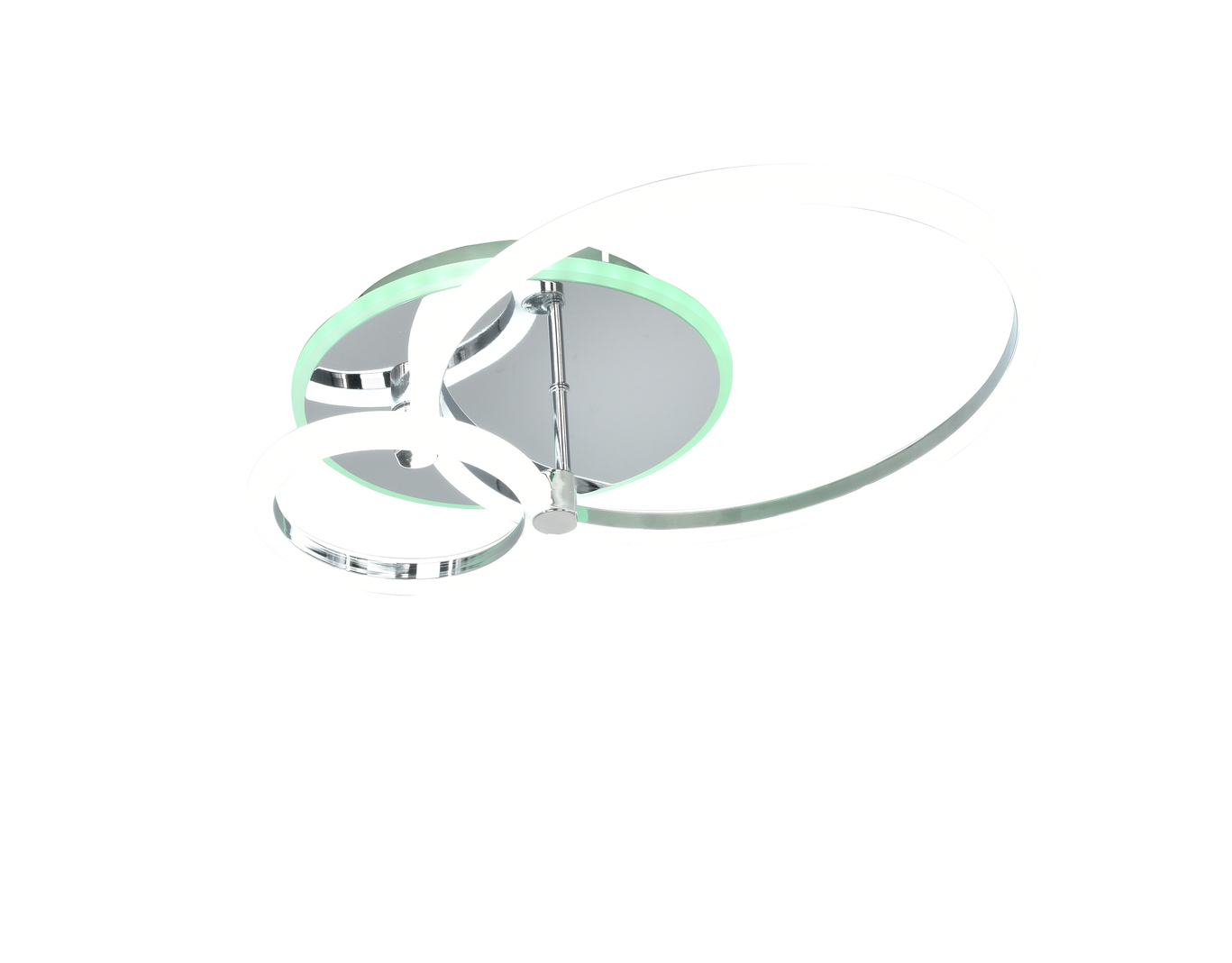 Изображение товара Люстра потолочная светодиодная Мелодия Света 17 м² хром теплый белый 3 плафона