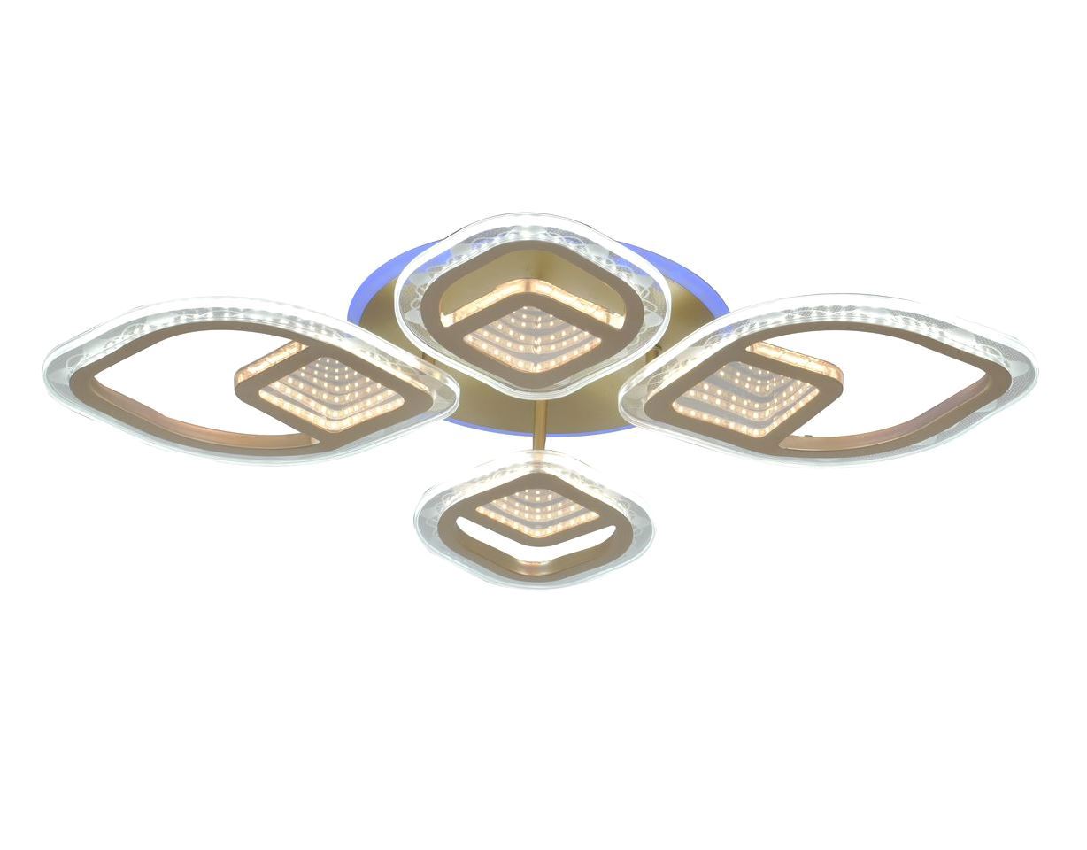 Изображение товара Люстра потолочная светодиодная SELENA 000028977 30 м² теплый белый золотой стиль современный