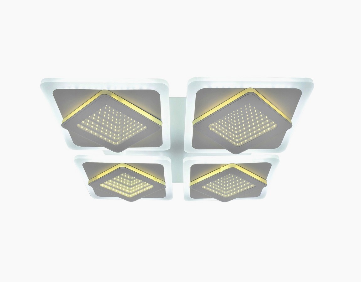 Изображение товара Люстра потолочная светодиодная SELENA 000029117 30 м² теплый белый цвет