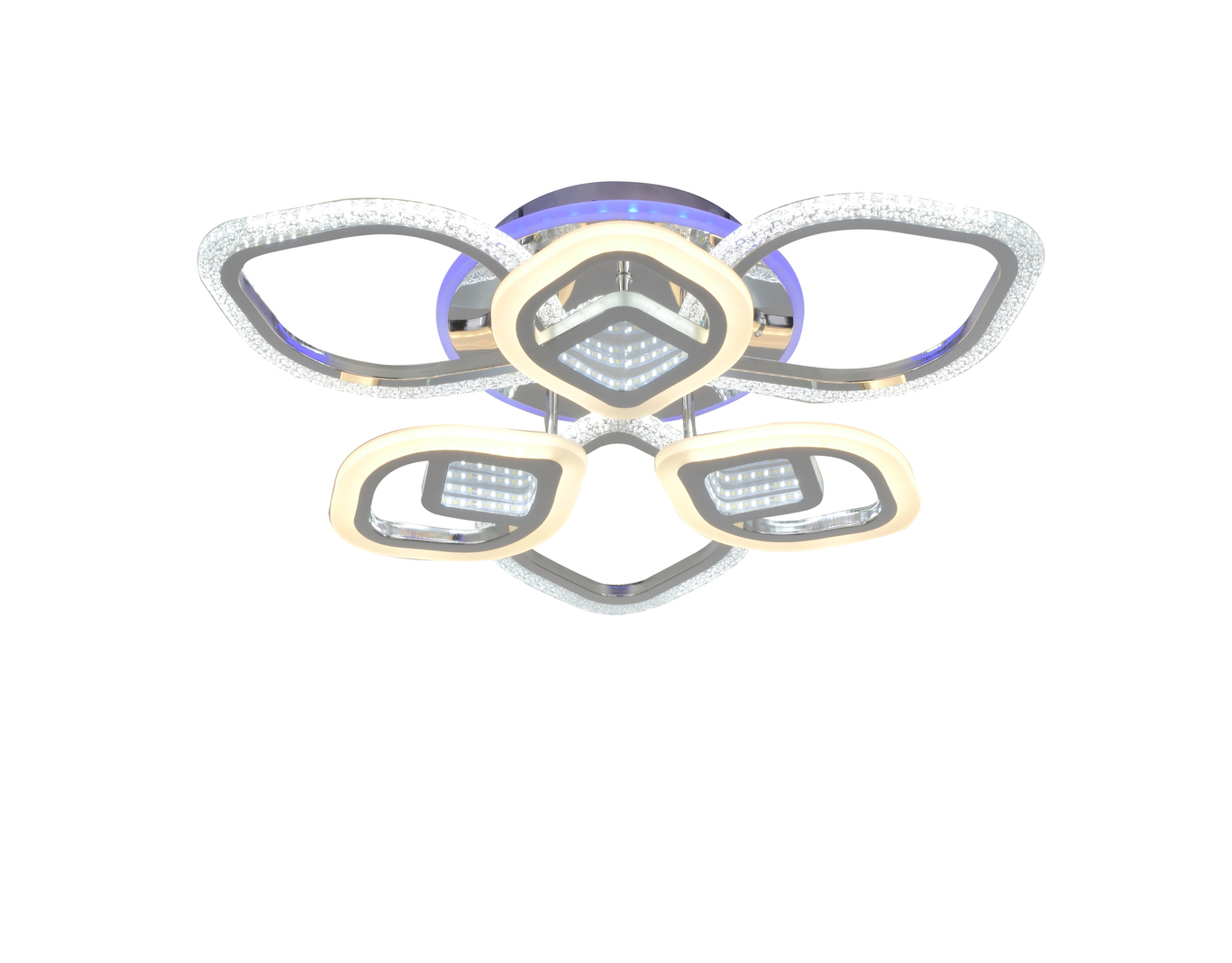 Изображение товара Люстра потолочная светодиодная SELENA 6 плафонов хром стиль модерн