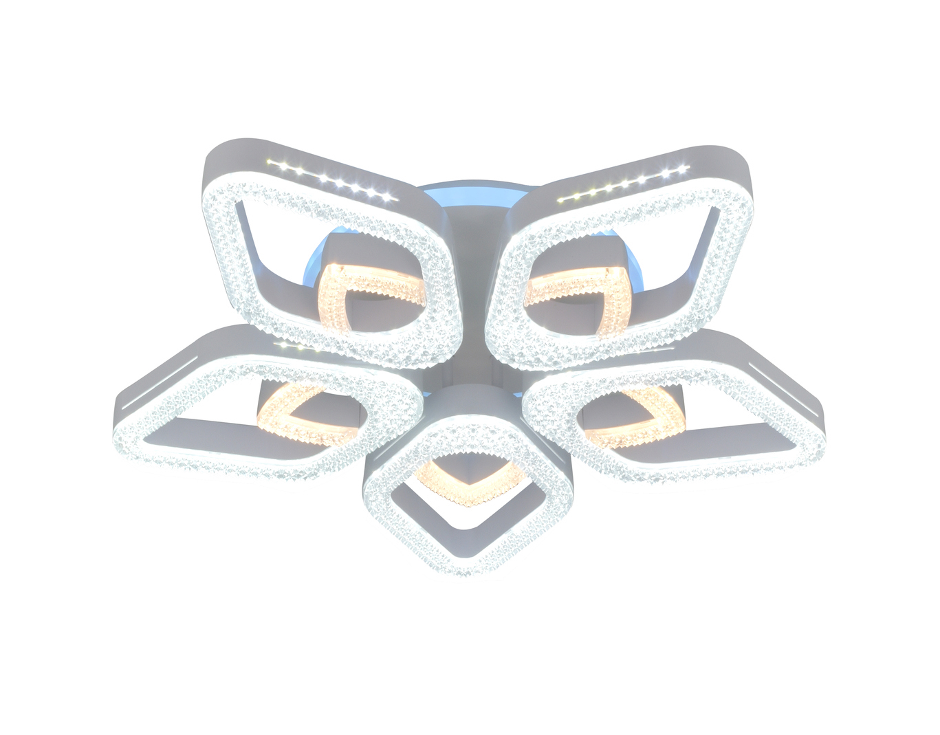 Изображение товара Люстра потолочная светодиодная SELENA 18 м² теплая белая современный дизайн