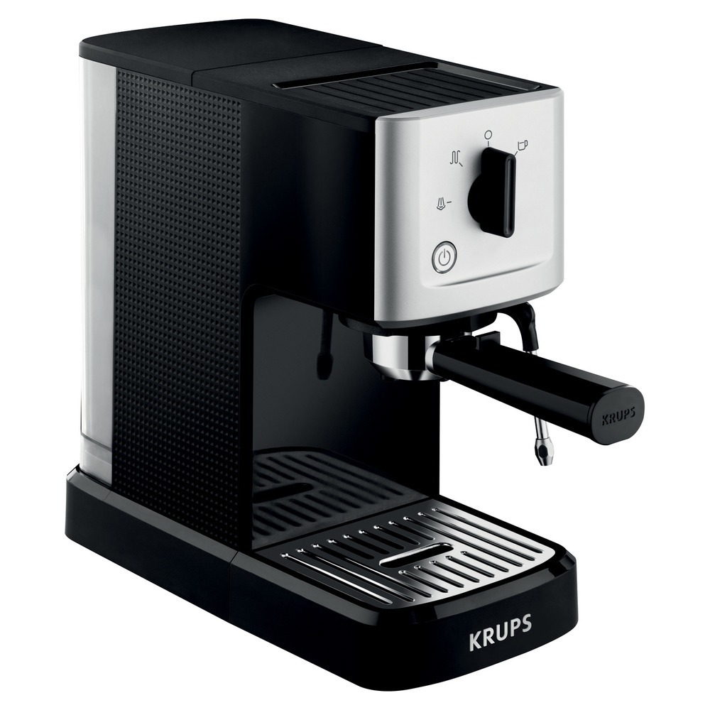 Изображение товара Электрическая кофемашина Krups XP344010 черный 14.5x28.6x31.5 см
