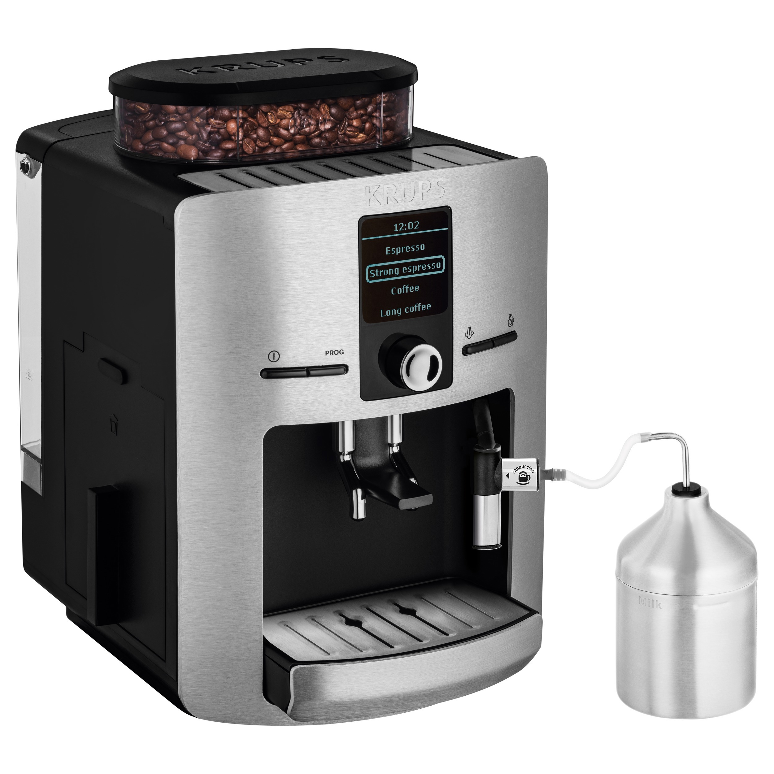 Изображение товара Электрическая кофемашина KRUPS EA826E30 25x37x33 см серый
