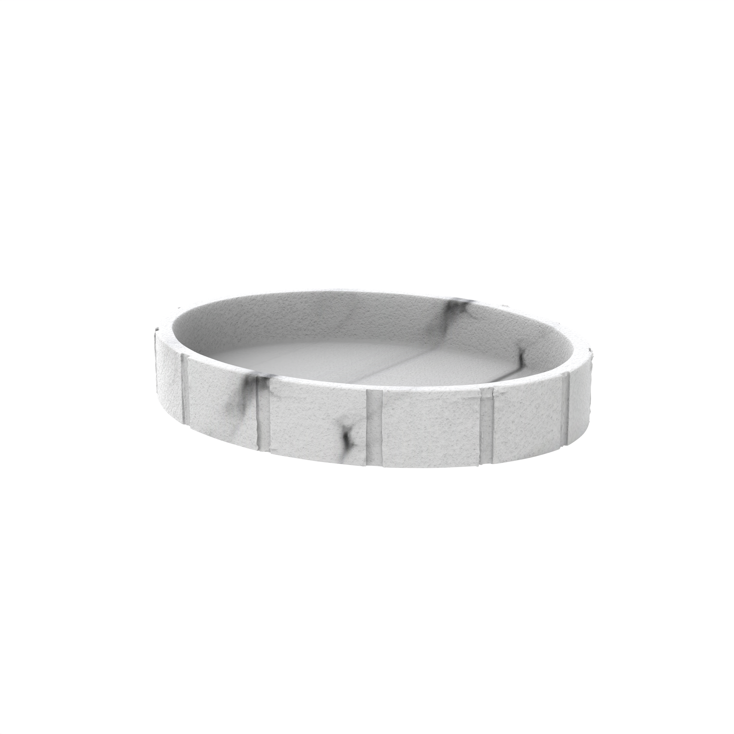 Изображение товара Мыльница Lemer Marble WHMARB003, полирезин цвет белый