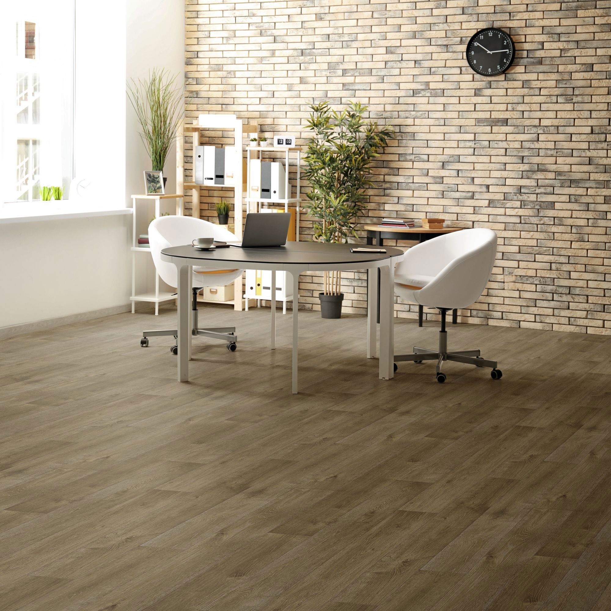 Изображение товара Линолеум "Дуб Джордан" 3 м, 31 класс износостойкости, структурный рельеф