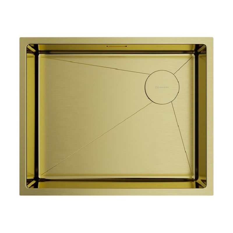 Изображение товара Интегрированная мойка Omoikiri Taki 54x44x20 см нержавеющая сталь цвет золотисто-светлый