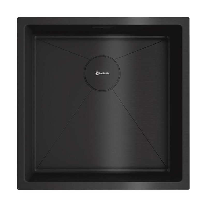 Изображение товара Интегрированная мойка Omoikiri Taki 44x44x20 см нержавеющая сталь цвет графит