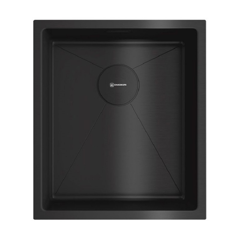 Изображение товара Интегрированная мойка Omoikiri Taki 38x44x20 см нержавеющая сталь цвет графит