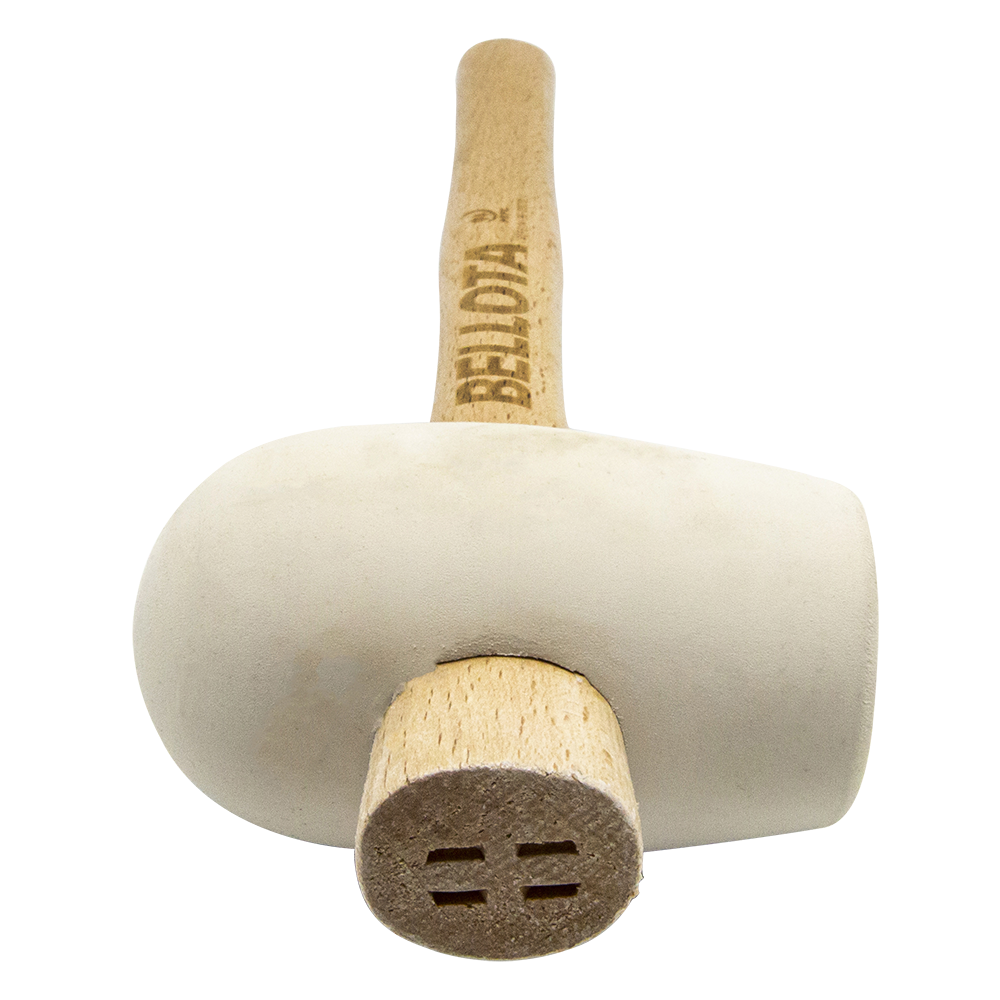 Изображение товара Резиновая киянка Bellota 8054-250 для укладки плитки, 250 г, белая