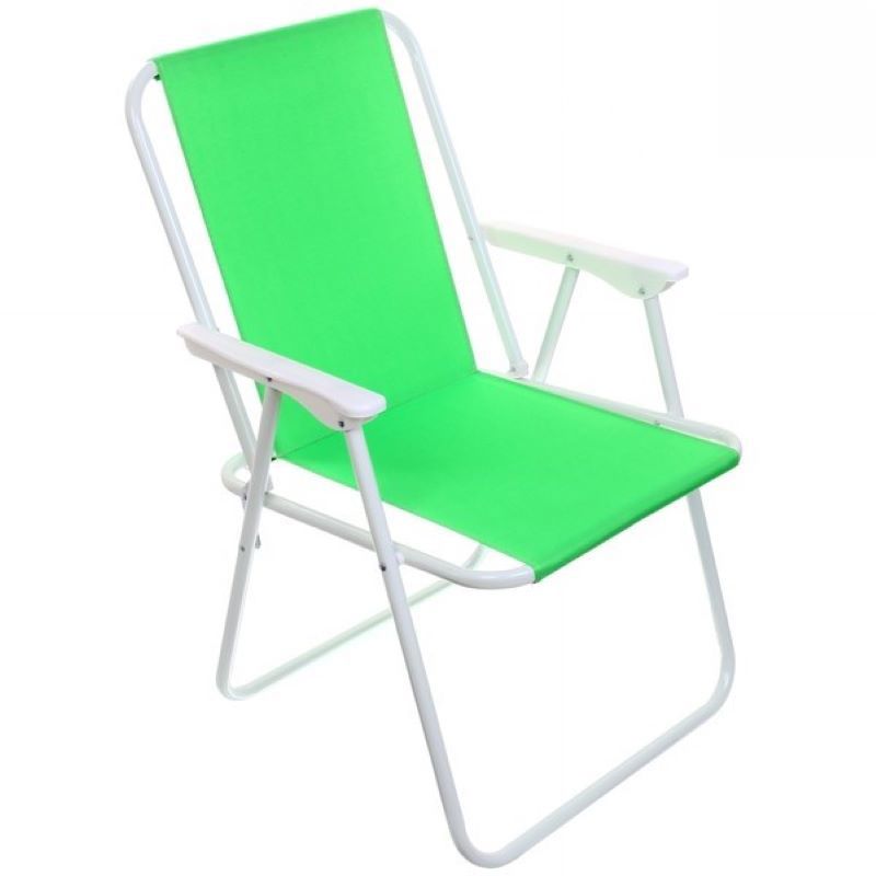 Изображение товара Стул садовый складной Добросад Отдых 50 см х 47 см х 77 см сталь зеленый
