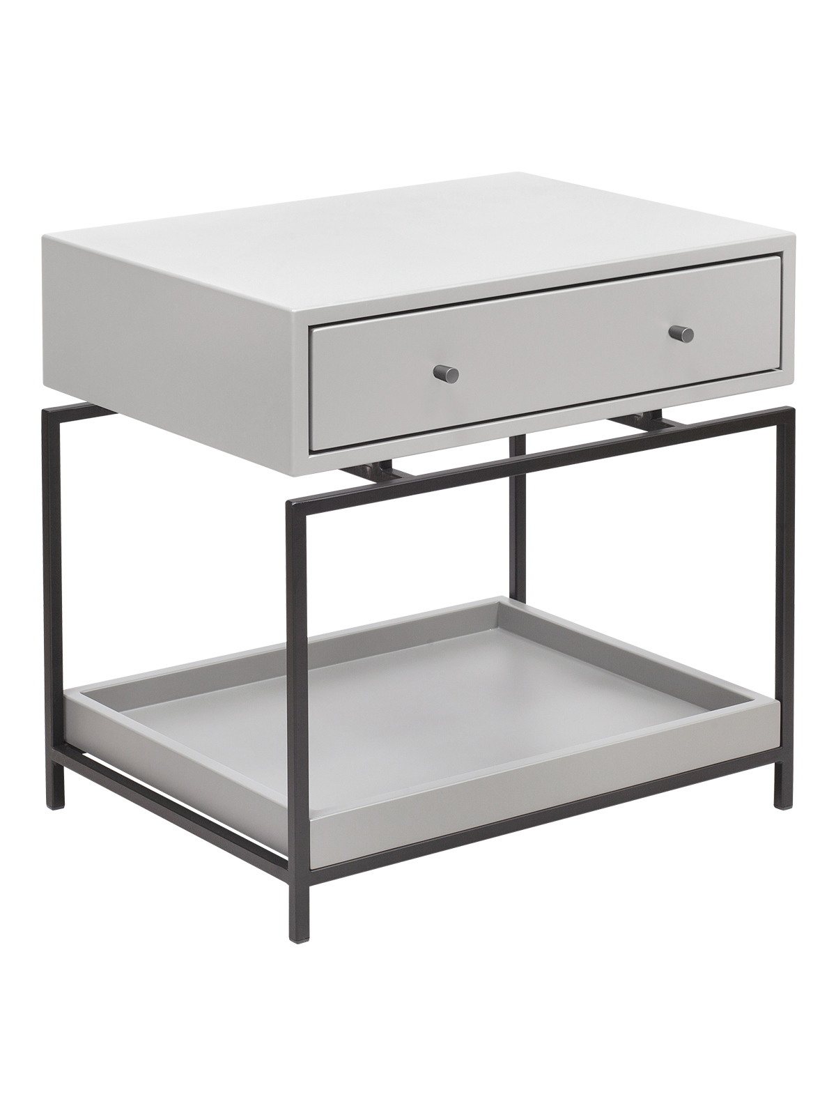 Изображение товара Тумба прикроватная Greenween GW-NS-Karin-B-MDF-MG 1 ящик 60x61x45 см МДФ цвет серый